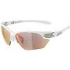 Alpina Twist Five S HR S QV Glasses - White Matt-silver/QuattroVarioflex Rainbow Mirror -Alpina Verkoop 300013 00 d 612404