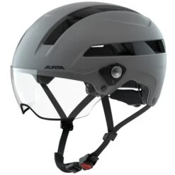 Alpina Soho Visor Fietshelm - Coffee-grey Matt