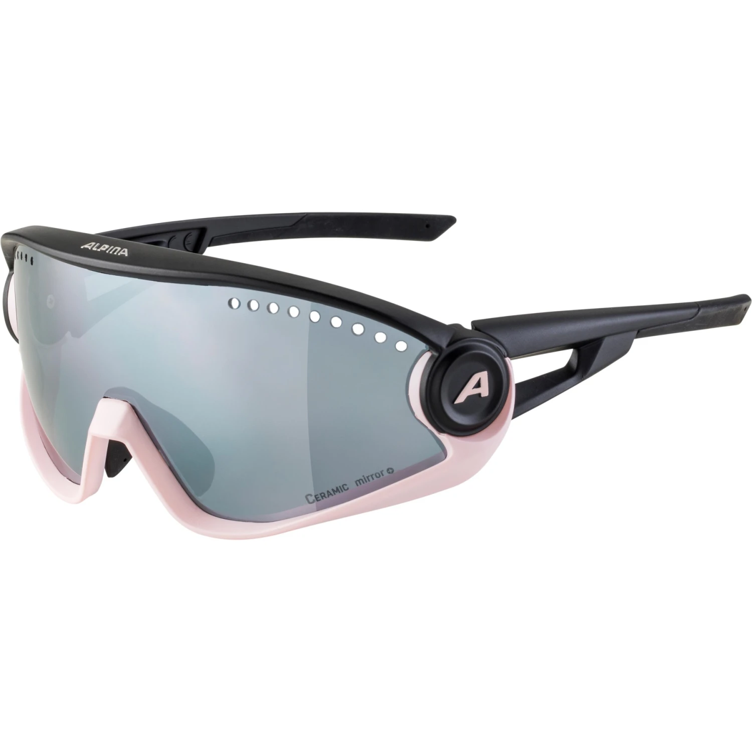 Alpina 5W1NG Glasses - Light-rose Black / Black Mirror 3 Alpina 5W1NG Glasses - Light-rose Black / Black Mirror