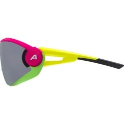 Alpina 5W1NG Q Glasses - Pink-green-yellow / Quattroflex+ Silver Mirror -Alpina Verkoop alpina 5w1ng qcm glasses pink green yellow silver mirror 2 894608