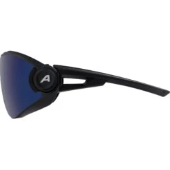 Alpina 5W1NG QV Glasses - Black Matt / Quattroflex+Varioflex Blue Mirror -Alpina Verkoop alpina 5w1ng qvm glasses black matt blue mirror 9 894592