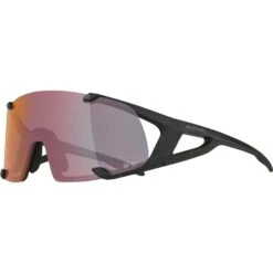 Alpina Hawkeye QV Glasses - Black Matt/Quattroflex Varioflex Rainbow Mirror -Alpina Verkoop alpina hawkeye qv glasses black matt quattroflex varioflex rainbow mirror 4 1062310