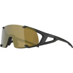 Alpina Hawkeye S Q-Lite Bril - Black Matt/Q-Lite Bronce Mirror -Alpina Verkoop alpina hawkeye s q lite glasses black matt q lite bronce mirror 1 1100377