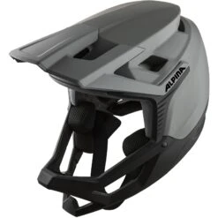 Alpina Roca Fullface Helm - Coffee-grey Matt