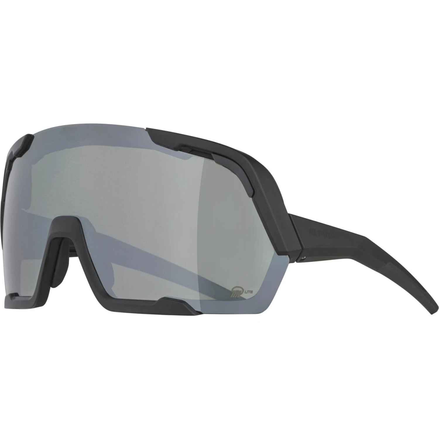 Alpina Rocket Bold Q-Lite Glasses - Black Matt/Silver 3 Alpina Rocket Bold Q-Lite Glasses - Black Matt/Silver