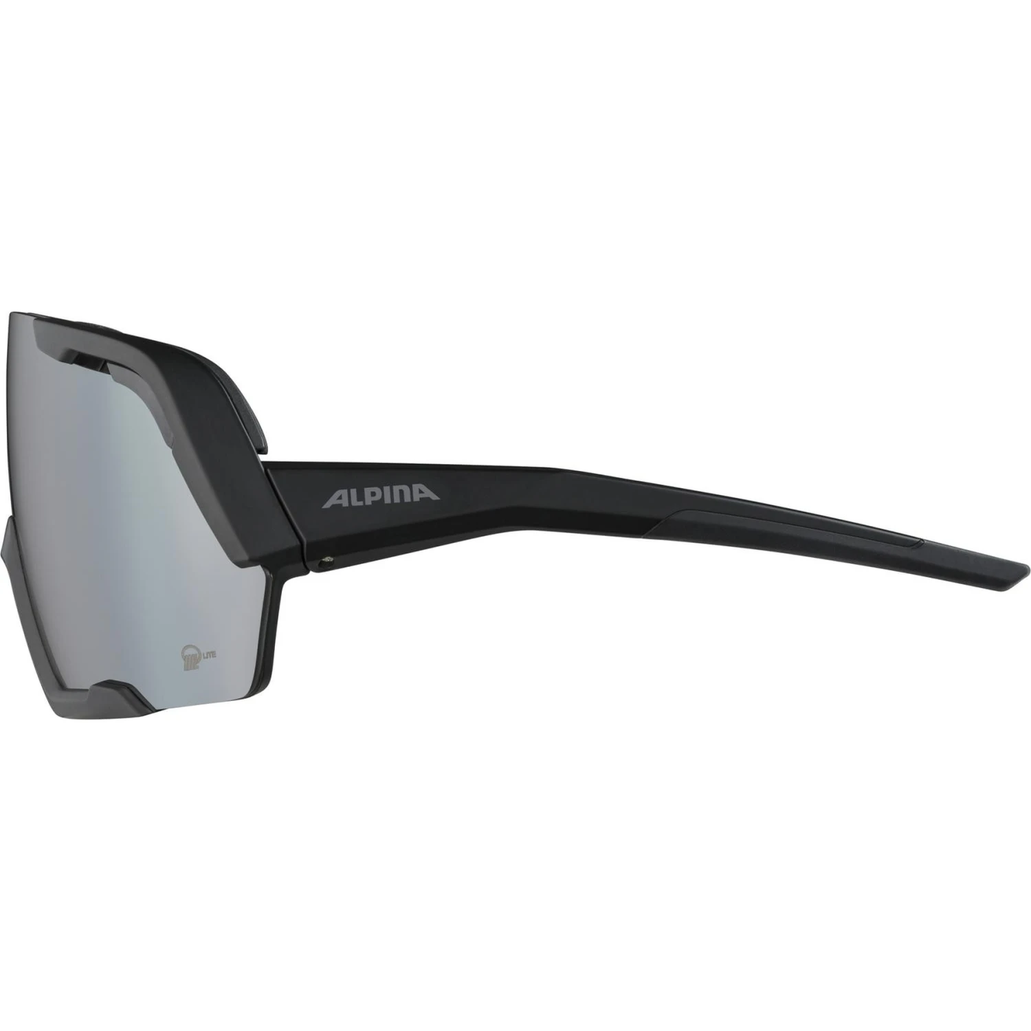 Alpina Rocket Bold Q-Lite Glasses - Black Matt/Silver 5 Alpina Rocket Bold Q-Lite Glasses - Black Matt/Silver - Image 3