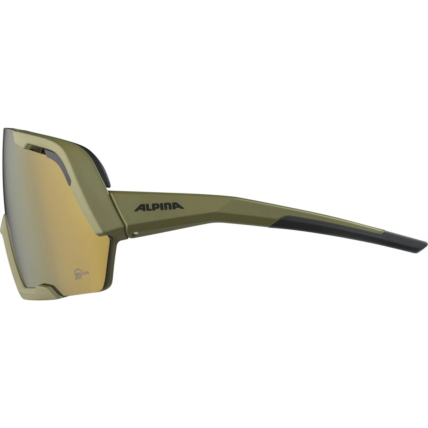 Alpina Rocket Bold Q-Lite Glasses - Olive Matt/Gold 6 Alpina Rocket Bold Q-Lite Glasses - Olive Matt/Gold - Image 4