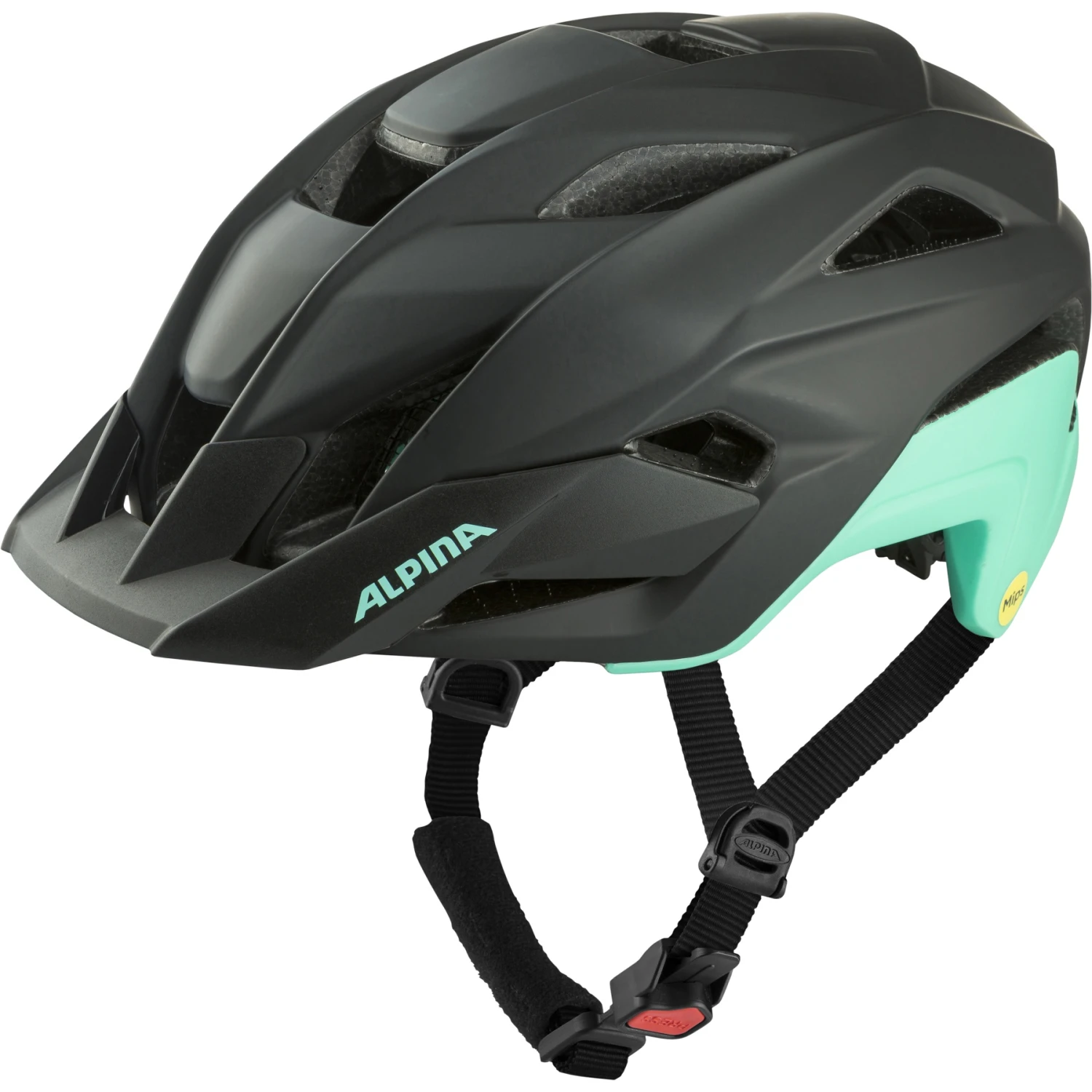Alpina Stan Mips Helm - Black-turquoise Matt 3 Alpina Stan Mips Helm - Black-turquoise Matt