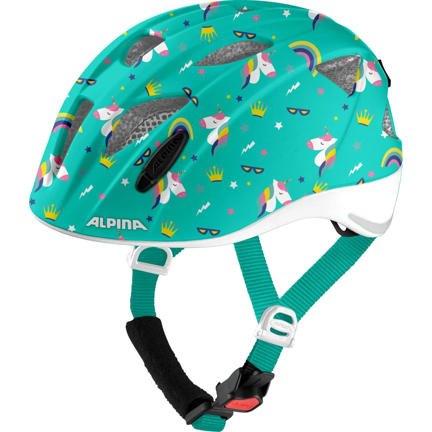 Alpina Ximo Flash Kinder-Fietshelm - Unicorn Gloss 3 Alpina Ximo Flash Kinder-Fietshelm - Unicorn Gloss