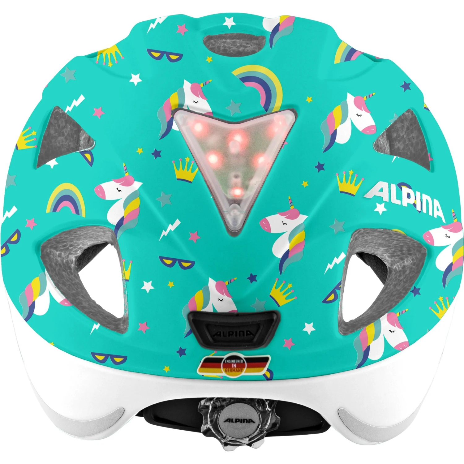 Alpina Ximo Flash Kinder-Fietshelm - Unicorn Gloss 5 Alpina Ximo Flash Kinder-Fietshelm - Unicorn Gloss - Image 3